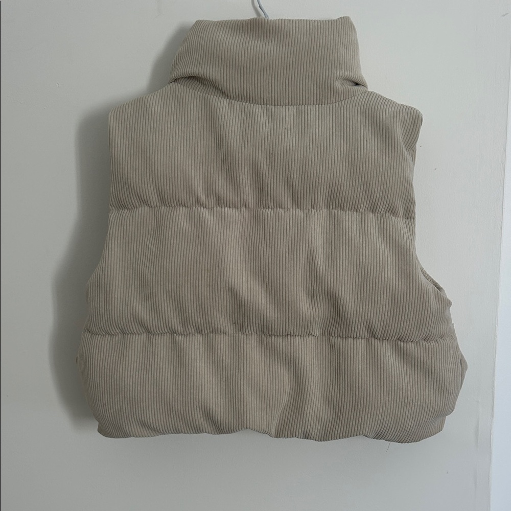 Only Beige Ribbed Vest - Picture 4 of 4